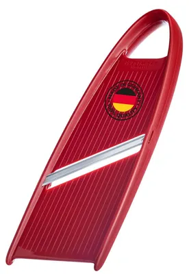 Gemüseschneider Hobelix, Edelstahl, rot/silber, 23 cm