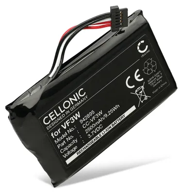 Image de CELLONIC 1x Batterie pour GPS / Navigation Compatible avec TomTom Rider 550, Rider 500, Rider 400, LHA11133000 - (2500mAh , 3.7V)