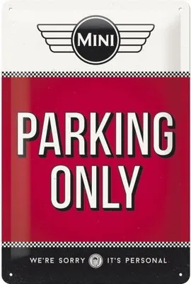 Zdjęcie produktu dla Metalowy Plakat 20 X 30Cm Mini Parking