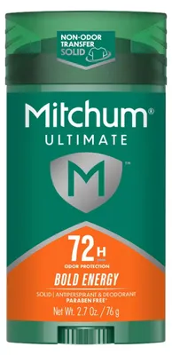 Zdjęcie produktu dla Mitchum - Męski Antyperspirant w Sztyfcie 76g - Men Ultimate Bold Energy 72h