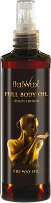 Produktbild von ItalWax Ganzkörperwachs Vorwachsöl 250ml - Vorwachsöl für Glatte Haut & Einfaches Wachsen
