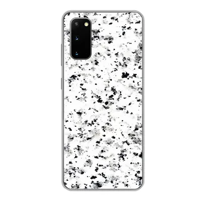 Produktbild von MuchoWow® Handyhülle Schutzhülle Hülle für Samsung Galaxy S20 Marmor - Punkte - Weiß Silikon Softcase Handy Hülle - Bild