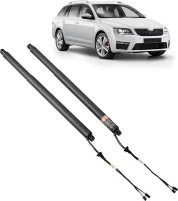 Obrázek produktu pro 2 ks elektrických pružin pro víko zavazadlového prostoru - kompatibilní s Octavií III 2012-2020 - robustní, snadná instalace, perfektně pasují
