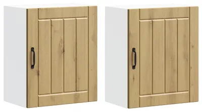 Immagine prodotto di vidaXL Pensili da cucina 2 pezzi Lucca Artisan in legno di rovere