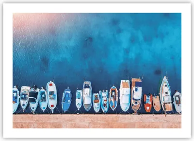 Produktbild von Poster - Poster ohne Rahmen - Hafen Hafen £ódŸ - 70x50 cm - Wand Bild - Wanddeko - Wandbilder - Kunstposter - Wandposter - Bilder - Kunstdruck - Wanddekoration - Wandbild - P2XAA70x50-5081