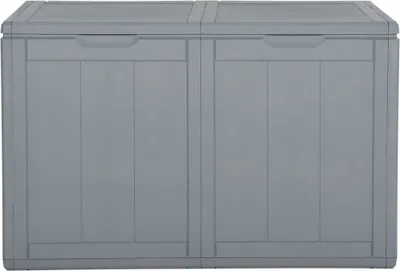 Produktbild von vidaXL Záhradný úložný box 180 L Grey PP Rattan