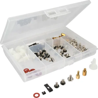 Image de InLine® 77789C Set de vis PC, 96 pcs., pour montage PC