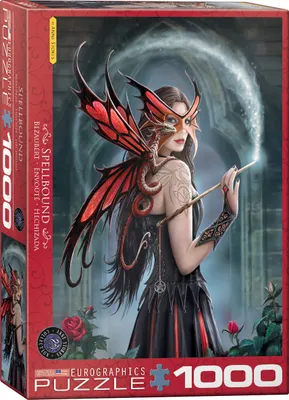 Immagine prodotto di puzzle da 1000 pezzi Anne Stokes Sotto l'incantesimo della dragonessa