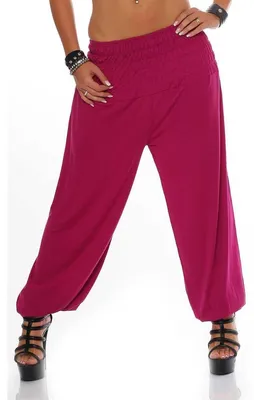 Produktbild von Damen Haremhose Hose Pumphose; Flieder S/M/L 36/38/40