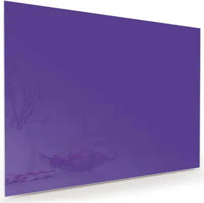 Produktbild von Glasbild 120x90cm in XXL für Wohnzimmer, Schlafzimmer Motiv Lila Hintergrund I