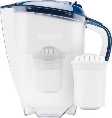 Produktbild von PHILIPS Wasserfilterkaraffe blau