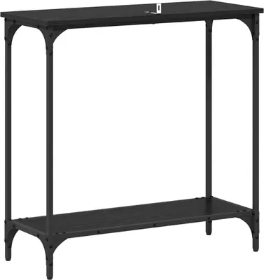 Obrázek produktu pro Konzolový stolek Černý dub 75 x 30.5 x 75 cm Kompozitní dřevo