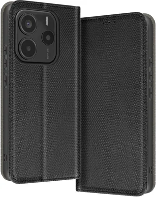 Produktbild von Avizar, Hülle für Xiaomi Redmi Note 14 5G Kartenhalter Smart Collection, Schwarz
