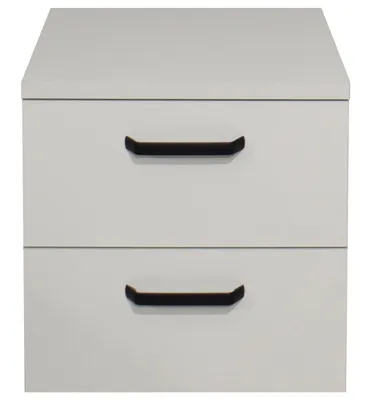 Produktbild von FURNARO Kommode Klipp Schubladenkommode Beistellschrank B/H/T: 50x50x35 cm, Farbe:Kreidegrau matt lack