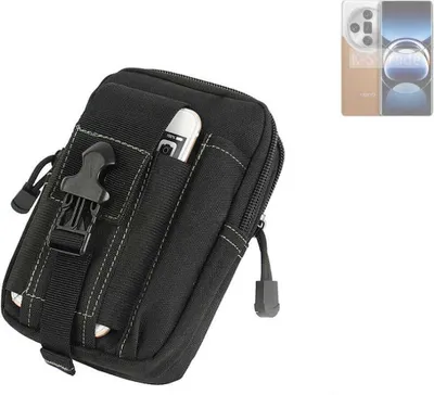 Produktbild von K-S-Trade Gürtel Tasche kompatibel mit Oppo Find X7 Ultra Gürteltasche Holster Schutz Hülle Handy Hülle Smartphone outdoor Handy-Hülle schwarz