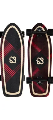 Produktbild von Nijdam Cruiser Longboard Kick Tail 32" - Wicker Weaver