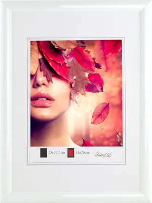 Produktbild von Art Line Kunststoff Bilderrahmen Wanddeko Collage Poster Fotorahmen Bildträger Lifestyle - Farbe: Weiß | Format: 29,7x42 (DIN A3)