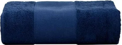 Immagine prodotto di A&R AR077 | PRINT-Me® Big Towel - Asciugamano da bagno - 100 x 210 cm - Colore: French Navy - Dimensioni: 100 x 210 cm