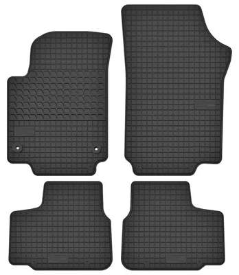 Zdjęcie produktu dla Dywaniki gumowe do Volkswagen Up! 2011-2023 (hatchback) – 4 szt., czarne, dopasowane – Wielganizator SolidTread
