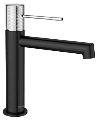 Imagen del producto de Grifo para lavabo Sapho Solaria, acabado mate/cromado