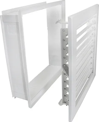Produktbild von Kaltluftgitter KGPB 2323 W Putzbündig Weiss 230 x 230mm Zuluft Abluftgitter