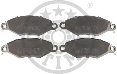 Produktbild von OPTIMAL Bremsbeläge Satz Vorne Bremsklötze passend für PEUGEOT 206 Schrägheck (2A/C) BP-10316