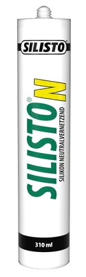 Produktbild von 1 Kartusche Bausilikon weiß Silikon Dichtstoff Dichtmasse neutral 310ml