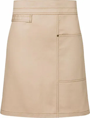 Produktbild von Karlowsky Vorbinder URBAN CASUAL-STYLE 70 x 50 cm unisex Nieten Tasche Stoffschlaufe Baumwolle waschecht Beige