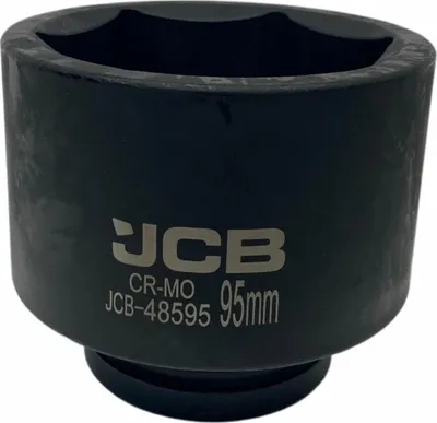 Produktbild von JCB | Schlagschraubereinsatz, Sechskant, 95mm, Schlagschrauber Nuss, Kraftnuss, Steckschlüssel Einsatz