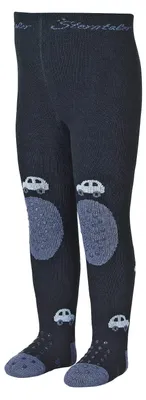 Produktbild von Sterntaler Baby Krabbelstrumpfhose Jungen – Auto-Motiv mit ABS-Noppen an Knie, S