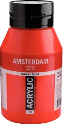 Produktbild von Amsterdam Standard Series Acrylfarbe Flasche 1000 ml Pyrrolrot 315