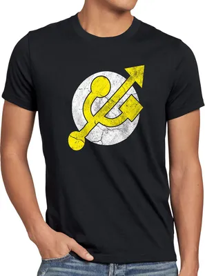 Produktbild von BaumwolleCloud USB Hero Herren T-Shirt