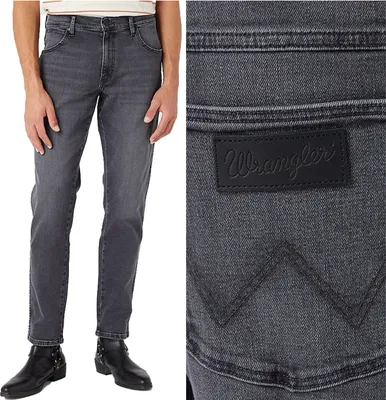 Obrázek produktu pro WRANGLER, Pánské džíny, rovný střih, RIVER, W31 L34, Grau, Jeans, baggyjeans, buggy