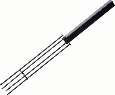 Obrázek produktu pro Zemní pouzdro pro sloupky Sarthe WPC, zemní kotva Zemní kotva, pozinkovaná