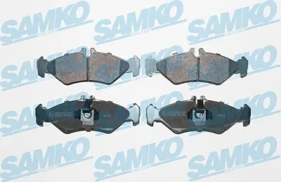 Produktbild von SAMKO Bremsbeläge Satz Hinten Bremsklötze passend für MERCEDES-BENZ SPRINTER 2-t Kasten (901, 902) 5SP1614