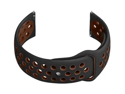 Immagine prodotto di Cinturino in gomma per smartwatch U11 - nero/marrone - 22 mm