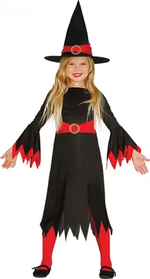 Obrázek produktu pro Magický kostým Čarodějnice červená Halloween 2026