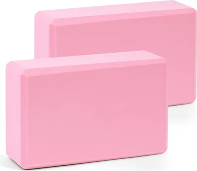 Produktbild von Yoga-Block-Set, 2 Stück - Rutschfeste, leichte Yoga-Blöcke - EVA-Schaumstoff mit hoher Dichte - Für Yoga- und Pilates-Training zu Hause