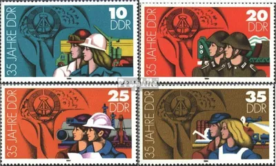 Produktbild von Briefmarken DDR 1984 Mi 2898-2901 (kompl.Ausgabe) gestempelt 35 Jahre DDR (III)