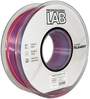 Produktbild von Filament Regenbogenseide Rainbow PLA Prof. Lab 1,75 mm 1000 g