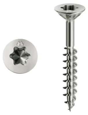 Obrázek produktu pro MUSTAD Panelvit šroub do dřeva - Torx - Ø5x100 mm - Zápustný závit - krabice 200 ks - PFACXP501000C8C