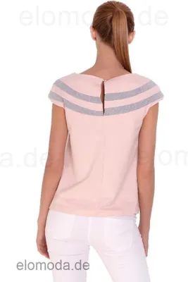 Produktbild von Damen Longshirt Tunika T-Shirt Sommer Shirt; Puderrosa