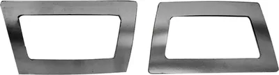 Produktbild von Blinkerrahmen Signalblende Seitenblinker für Opel Corsa 2014-2019 Chrom Dunkel