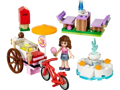 Produktbild von LEGO Friends Olivias Eiscreme-Fahrrad 41030