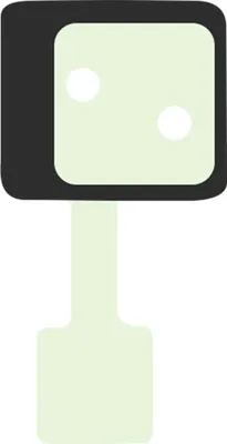 Produktbild von Samsung, Original Frontkamera-Kleber Galaxy S25 Ultra, Schwarz