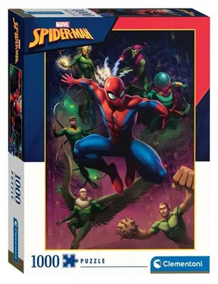 Produktbild von Clementoni Marvel Spiderman Puzzle 1000 Teile Kartonpuzzle