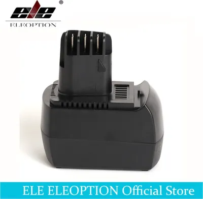 Produktbild von ele ELEOPTION 12V 3000mAh Ni-MH Ersatz-Elektrowerkzeugbatterie für METABO 6.02151.50 BZ12SP BS 12 SP, BSZ 12, BZ 12 SP, SSP 12, ULA9.6-1