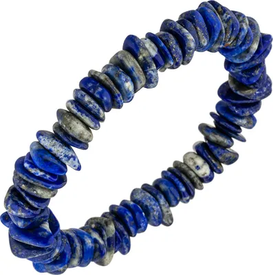 Produktbild von Armband Lapislazuli blau 19 cm Lapislazuliarmband Edelsteinarmband