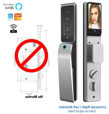Obrázok produktu pre Inteligentný zámok – Inteligentné dverové zámky – Elektronický zámok – Inteligentný zámok – Zámok s rozpoznávaním odtlačku prsta