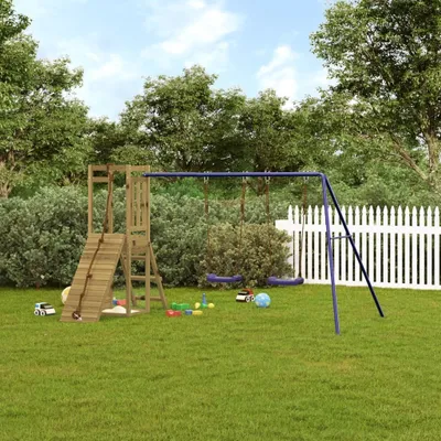 Produktbild von Möbel Spielturm Imprägniertes Kiefernholz - Schaukeln 3155923